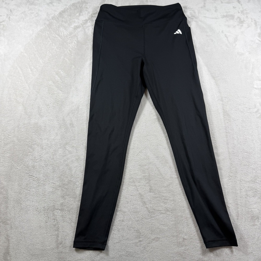 ADIDAS AEROREADY Leggings Womens XL Black High Rise Yoga Workout Pants Yoga